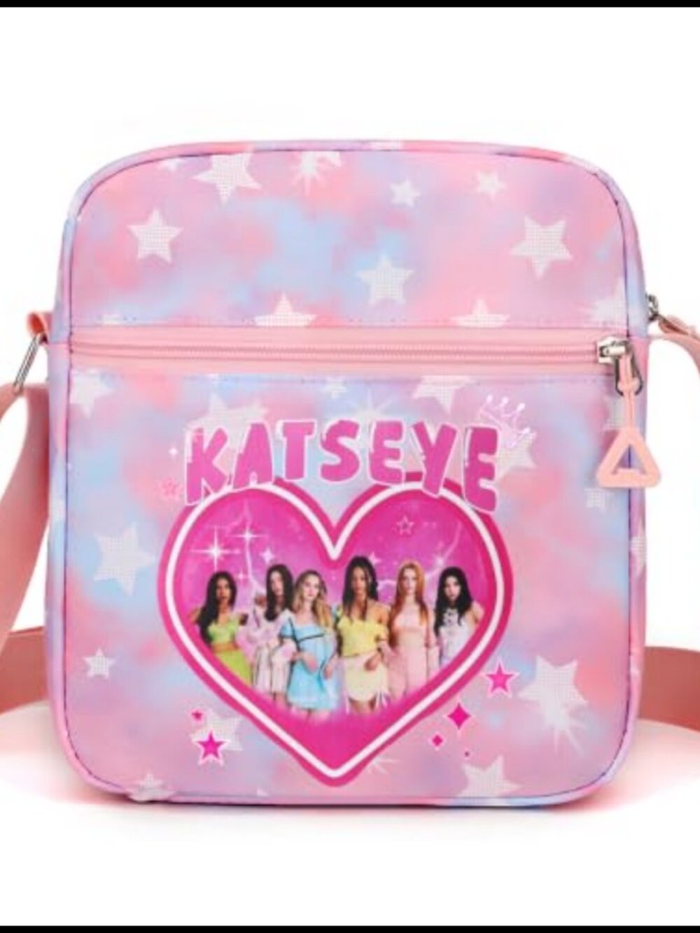Cute K-Pop Crossbody Bag Adjustable Strap Oxford Cloth Star